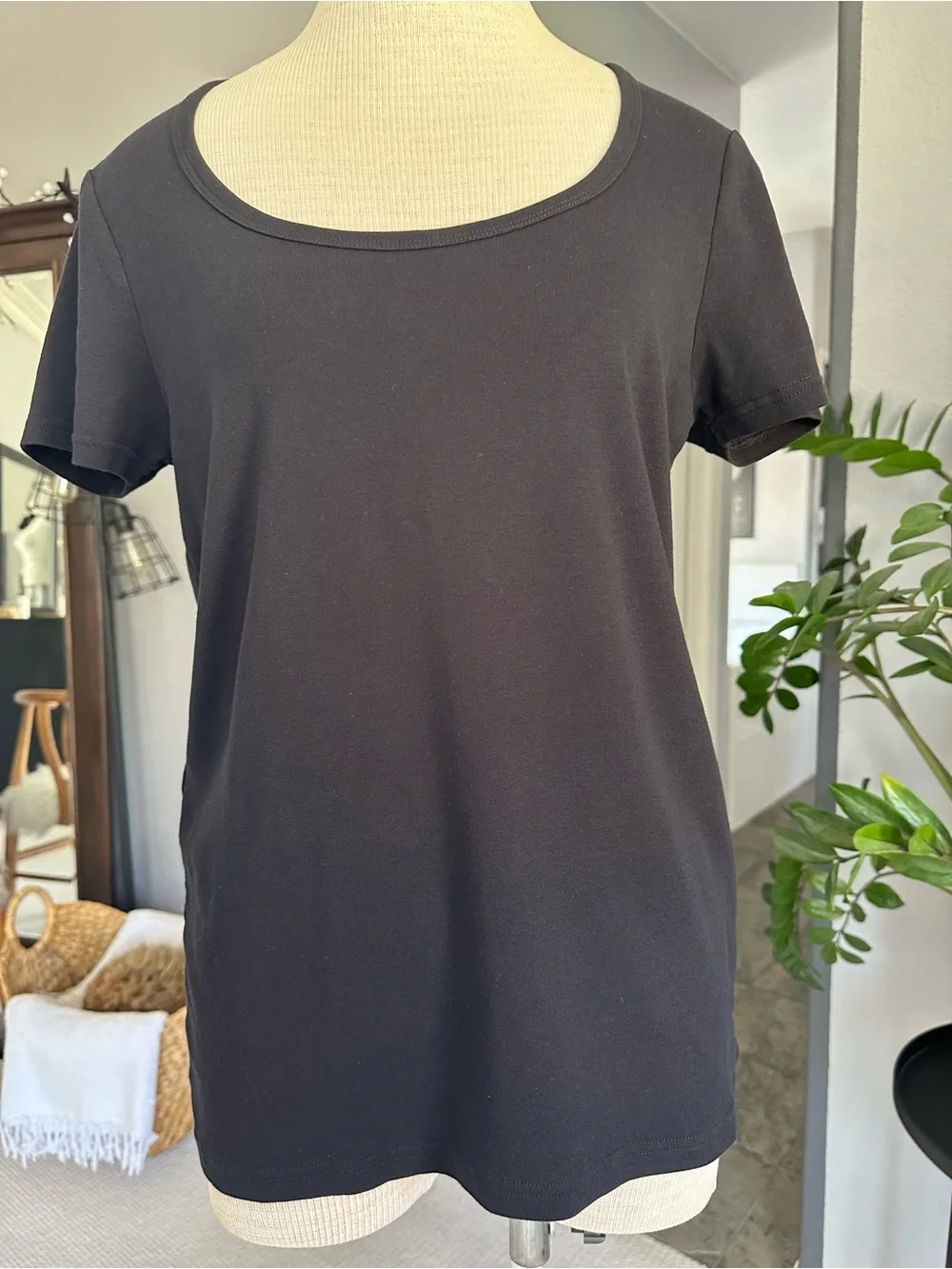 Caslon (Nordstrom) black short sleeve tee, size XL - Picture 5 of 14